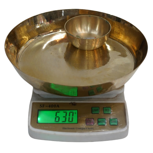 Kansa Bronze Thali 630g Set 1