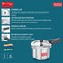 Prestige Svachh Aluminium Anti Bulge Induction Base Pressure Cooker Silver 3 L