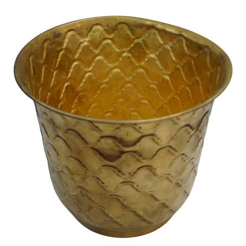 Pure Brass Planter Pot 644g Set 1