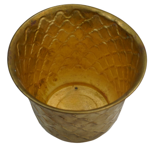 Pure Brass Planter Pot 644g Set 1