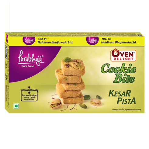 Prabhuji Kesar Pista Cookie Bite