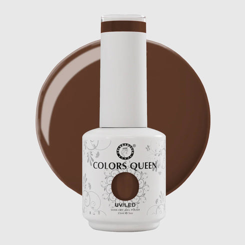 Colors Queen UV LED Soak Off Gel Polish - Red, Maroon & Brown Nail Colors | 15 ML