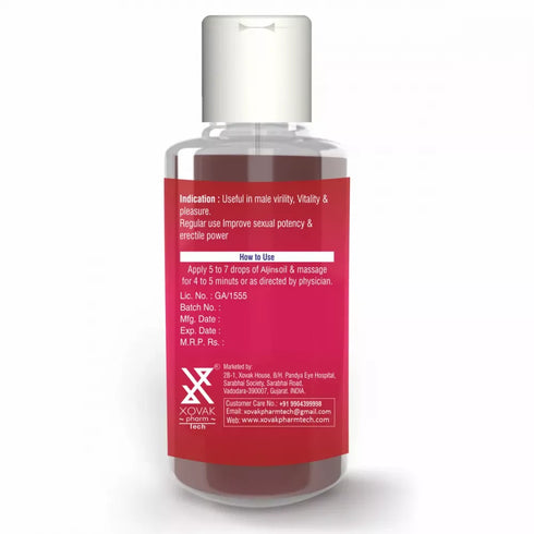 Xovak Pharma Aljins 69 Massage Oil for Men - 50ml