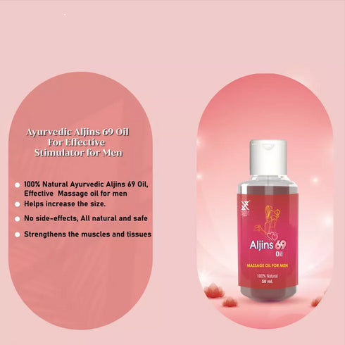 Xovak Pharma Aljins 69 Massage Oil for Men - 50ml