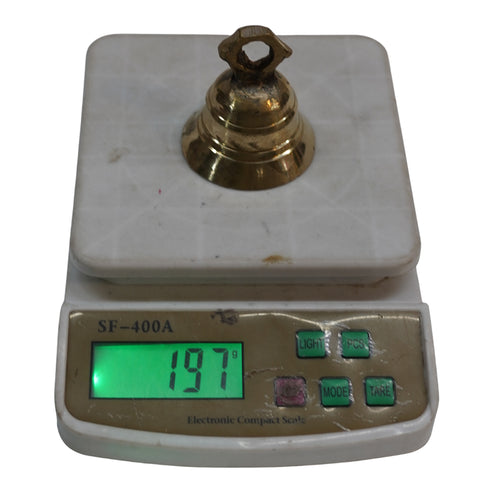 Brass Hanging Bell for Festival 197g Pack of 1
