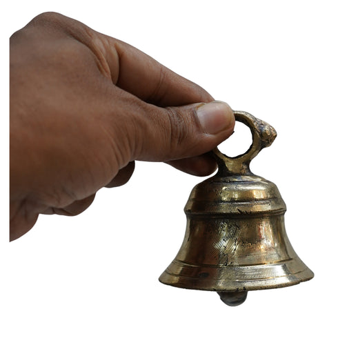 Brass Hanging Bell for Home Decoration 243g Pack of 1