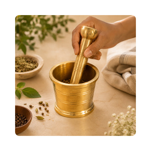 Brass Khal Batta Pan Kutti Iman Dusta 760g