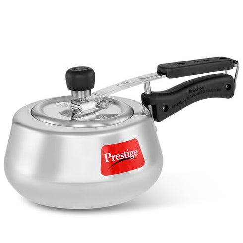 Prestige Nakshatra Cute Svachh Aluminium Gas And Induction Compatible Pressure Cooker Silver 2 L