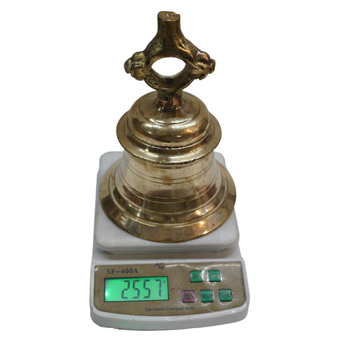 Brass/Peetal Pooja Mandir Ghanta 2557g Pack of 1