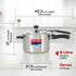 Prestige Nakshatra Alpha Svachh Stainless Steel Spillage Control Pressure Cooker 5 L Silver
