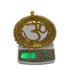 Brass Om Wall Hanging with Gayatri Mantra 221g Pack of 1