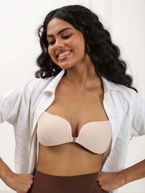 UNDERNEAT Supportable Adhesive Bra - Beige