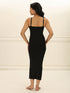UNDERNEAT Bodycon Dress with Built-In Bra - Black