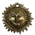 Brass Sun Wall Hanging Face 214g Pack of 1