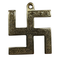 Brass Swastik for Wall Decor 57g Pack of 1