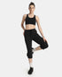 Jockey Wirefree Non Padded Micro Touch Nylon Full Coverage Reversible Active Bra With StayFresh Treatment - Black Melange