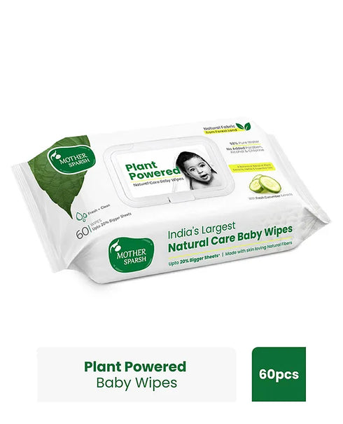 Mother Sparsh Plant Powered Natural Baby Wipes with Grapefruit