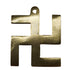 Brass Swastik for Wall Decor 57g Pack of 1