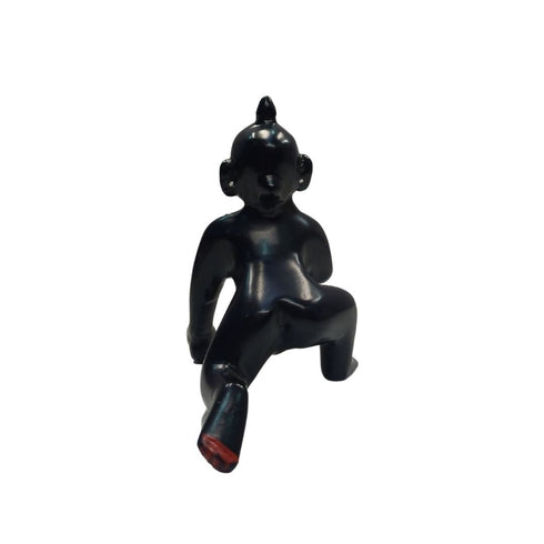 Tamas Brass Black Laddu Gopal - Thakur Ji Statue/Idol