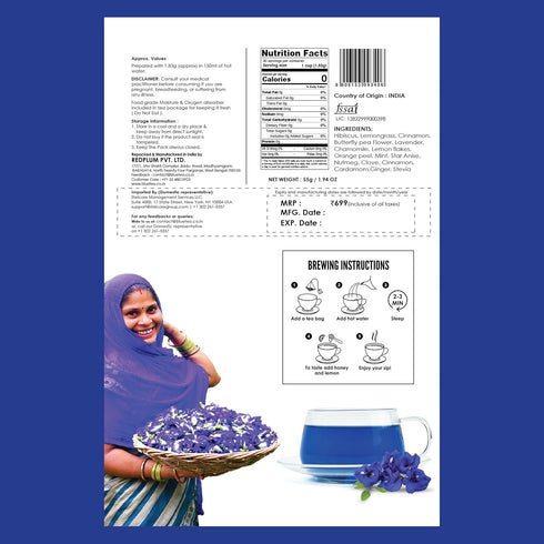 Blue Tea Butterfly Pea Tea Sampler Packs