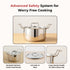 Vinod Doniv Majestic Stainless Steel Sandwich Bottom Sauce Pot With Lid 22 cm 4.5 ltr Induction Friendly