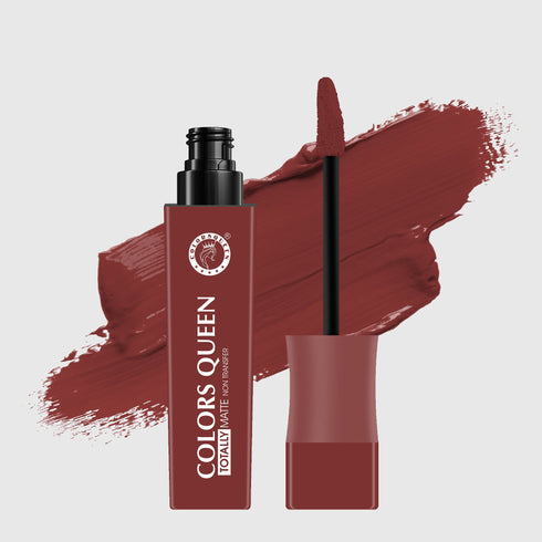 Colors Queen Totally Matte Non-Transfer Lipstick – 21 Hydrating Shades
