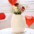 Behoma Oval Vase – White