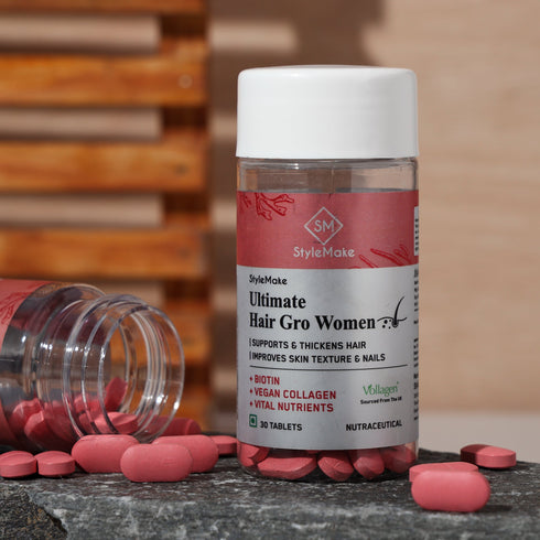 Style Make StyleMake Ultimate Hair Gro Vitamin for Women Premium Formula with Biotin Vegan Collagen from the UK Reduces Hair Loss Promotes Regrowth Enhances Skin & Nail Health 30 Tablets