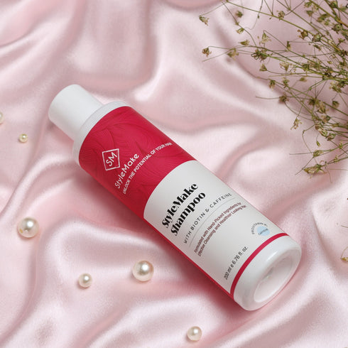 Style Make StyleMake Biotin & Caffeine Thickening SLS Free Shampoo for Men and Women D Panthenol & Biotin For Strong & Thick Hair