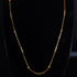 22 Carat Gold Plain Chain With Circle And Cycliderical Cube Design 8.38g by Mahita Collections