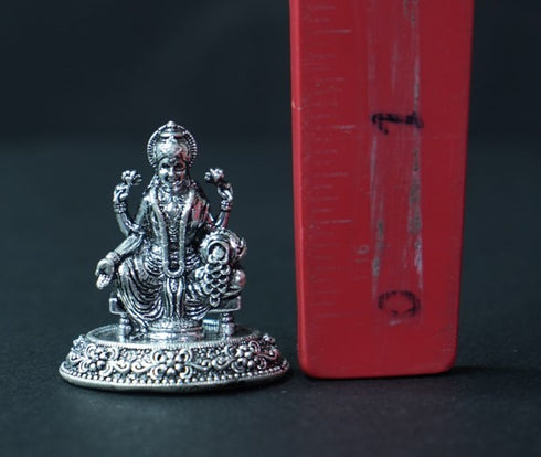 Pure Silver Antique Laxmi Devi 14.46g By Mahita Collections