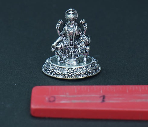 Pure Silver Antique Laxmi Devi 14.46g By Mahita Collections