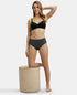 Jockey High Coverage Cotton Hipster With Concealed Waistband | Dark Assorted | Pack of 3