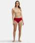 Jockey High Coverage Cotton Hipster With Concealed Waistband | Dark Assorted | Pack of 3