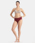 Jockey High Coverage Cotton Hipster With Concealed Waistband | Dark Assorted | Pack of 3