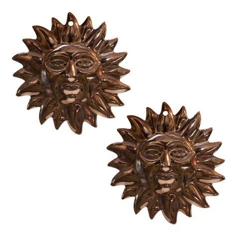 Copper Sun Idol Wall Showpiece 55g Pack of 2