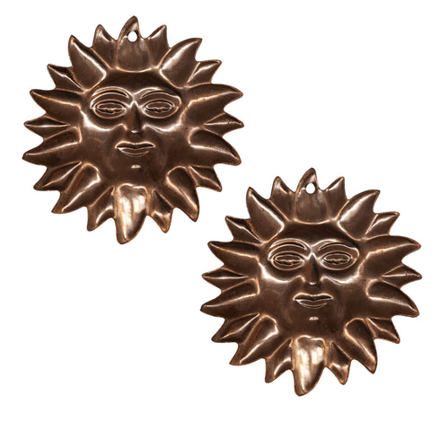 Copper Sun Idol Wall Showpiece 55g Pack of 2