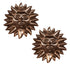 Copper Sun Idol Wall Showpiece 55g Pack of 2