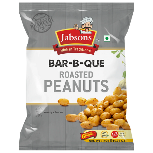 Jabsons Foods Barbeque Roasted Peanuts