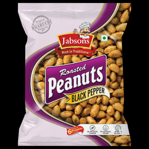 Jabsons Foods Black Pepper Roasted Peanuts