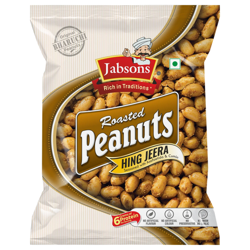 Jabsons Foods Hing Jeera Roasted Peanuts