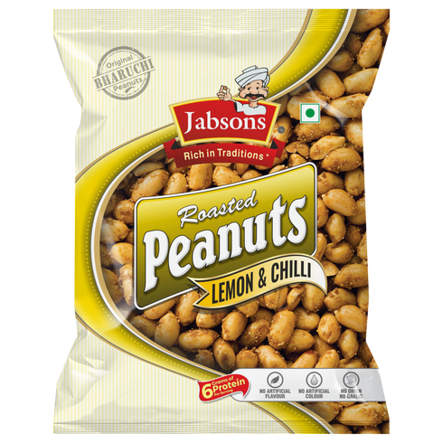 Jabsons Foods Lemon Chilli Roasted Peanuts