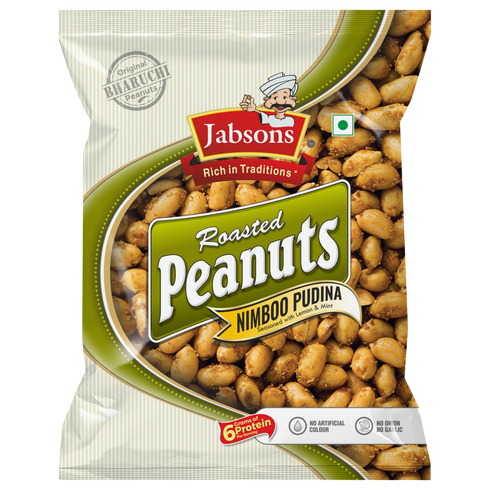Jabsons Foods Nimboo Pudina Roasted Peanuts