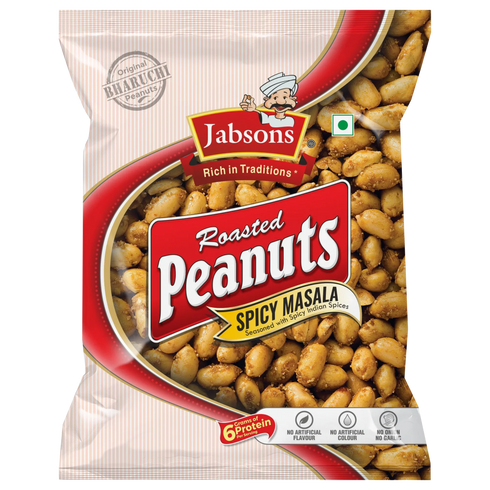 Jabsons Foods Spicy Masala Roasted Peanuts