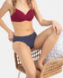 Jockey Medium Coverage Cotton Bikini with Concealed Waistband | Dark Prints | Pack of 3