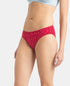 Jockey Medium Coverage Cotton Bikini with Concealed Waistband | Dark Prints | Pack of 3