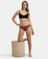 Jockey Medium Coverage Cotton Bikini With Concealed Waistband | Dark Assorted | Pack of 3