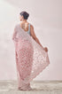 Mohey Blush Pink Zari Embroidered Saree