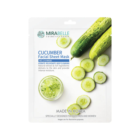 Mirabelle Korea Cucumber Facial Sheet Mask