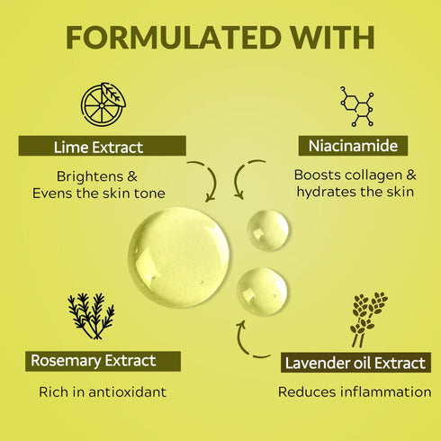 Mirabelle Korea Lemon Lime Facial Sheet Mask